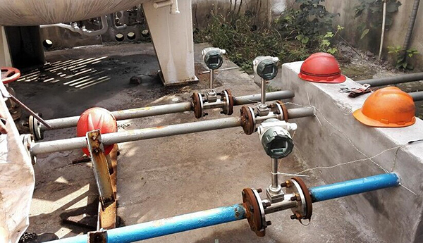 一氧化碳流量计工作现场图